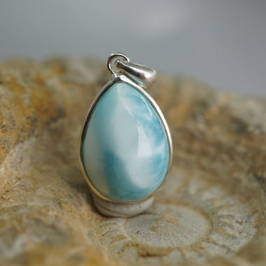 Pendentif Larimar 925 argent