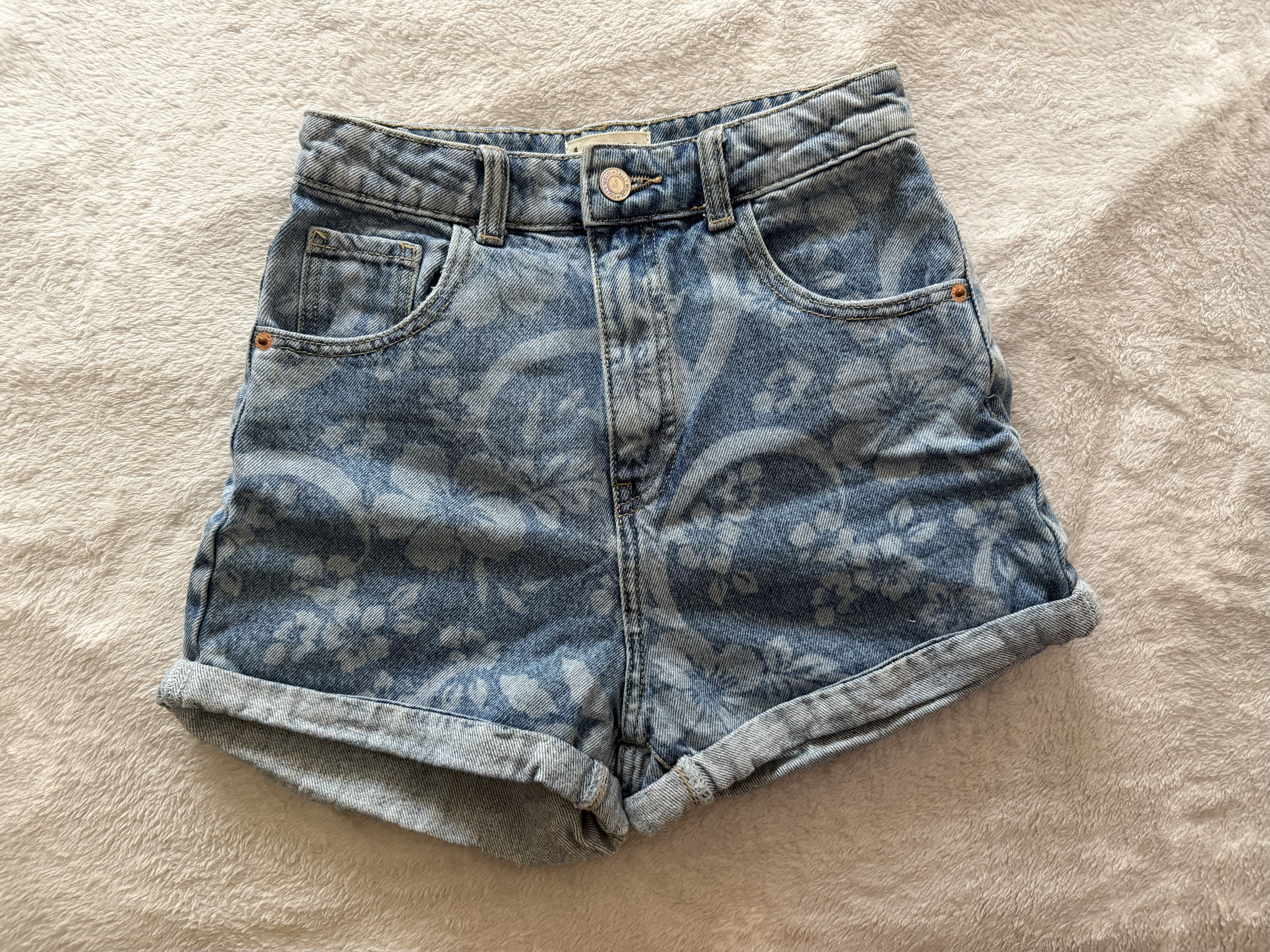 Short en denim