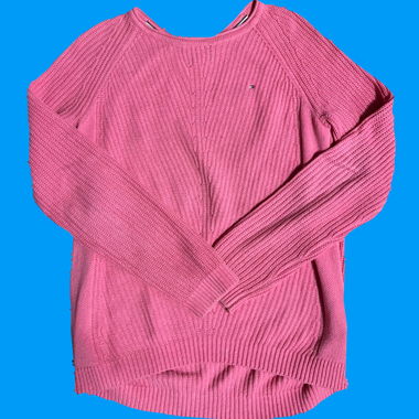 Pull brodé Tommy Hilfiger rose