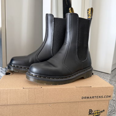 Dr. Martens HI Stivaletti Chelsea in pelle nera