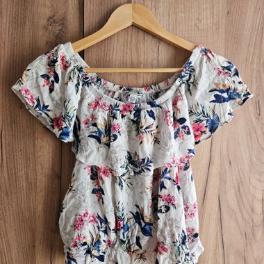 Top A Spalle Scoperte Floreale