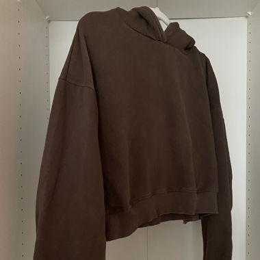 Sweat croptop brun Pull&bear 