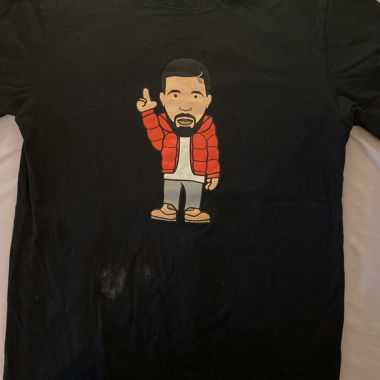 T-shirt Drake noir