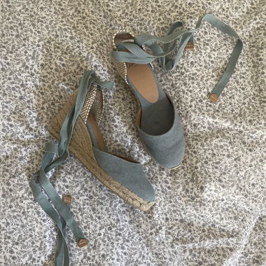 Espadrille Babyblau