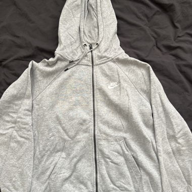 Veste à capuche Nike grise zippée
