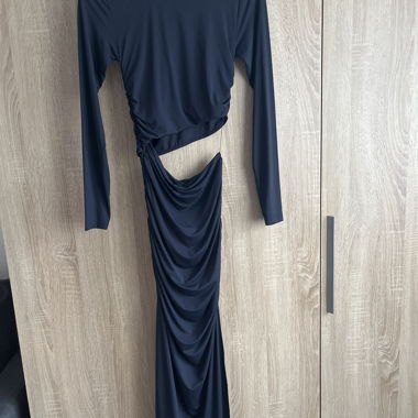 Robe bleu foncé moulante 