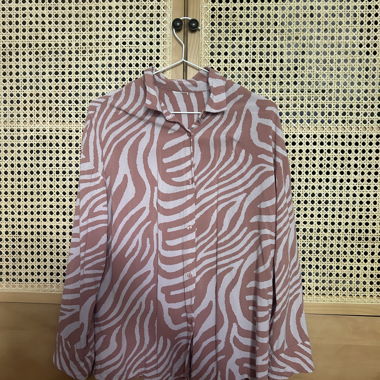 Zebra Print Blouse