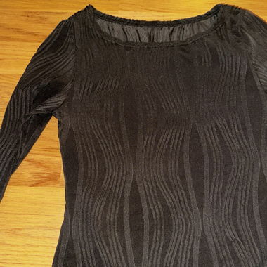 Longsleeve mit Wellenoptik