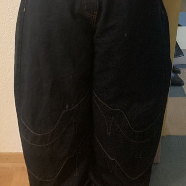 REVICE FOLDOVER BAGGY JEANS INDIGO