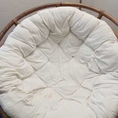 Fauteuil papasan en rotin