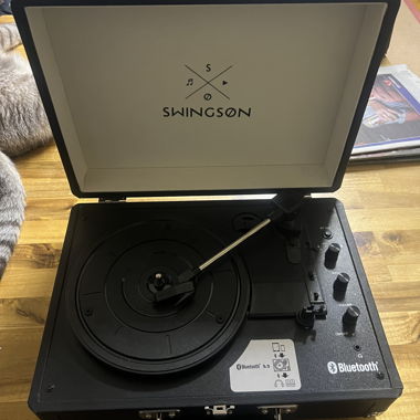 Bluetooth-Schallplattenspieler für Koffer