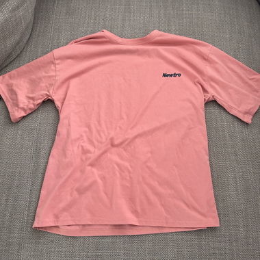 Pink oversized graphic-Tee
