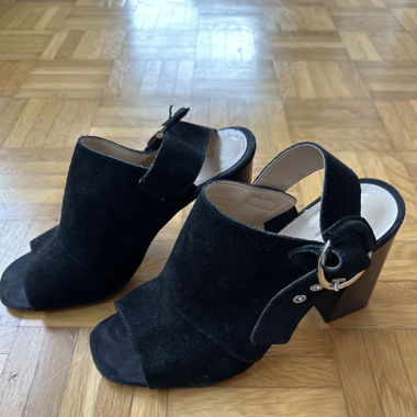 Sandal Heels/Boots Black 38
