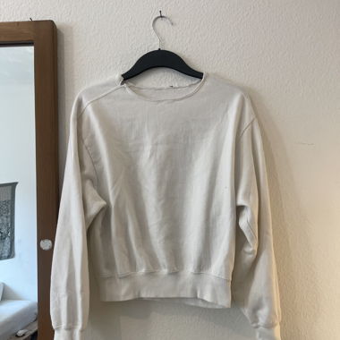 sweatshirt weiss