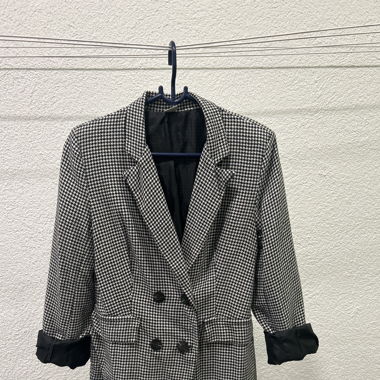 Veste/blazer motifs pieds de poule