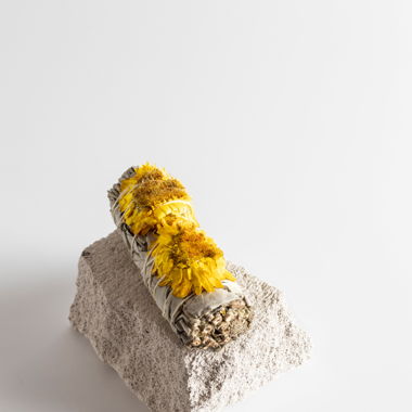 Salbeibündel mit Bio Sonnenblume