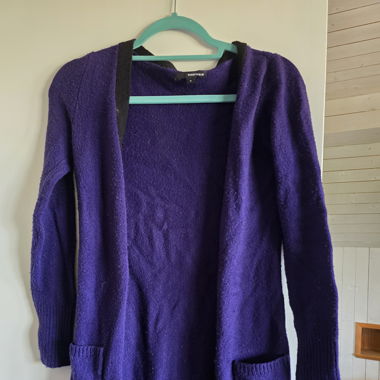 Strickjacke Violett