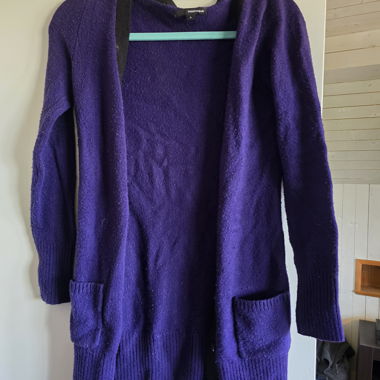 Strickjacke Violett