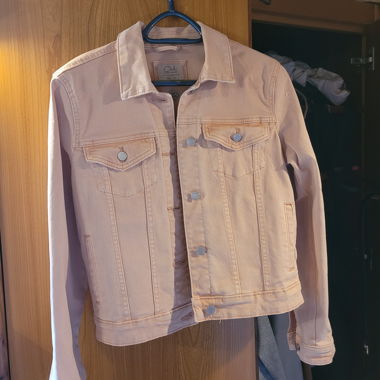 Veste en jean rose