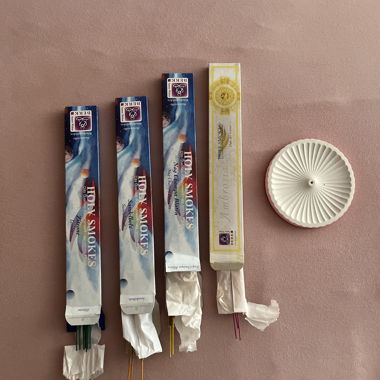Set Holy Smokes, bastoncini d'incenso con bruciatore