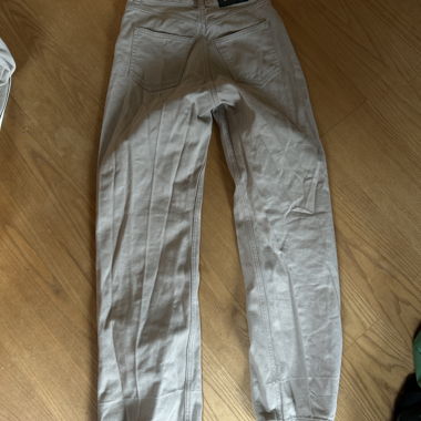 Beige jeans trousers