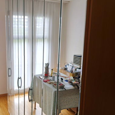 Mirrored wardrobe