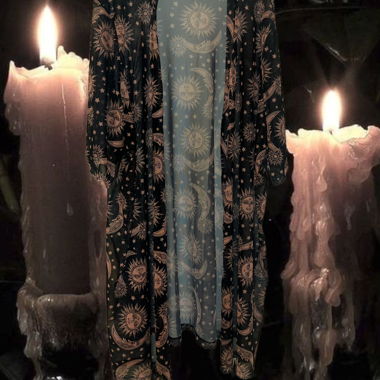 Cardigan in mesh astro