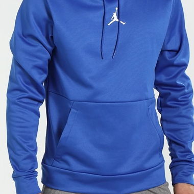 Felpa con cappuccio Jordan blu uomo