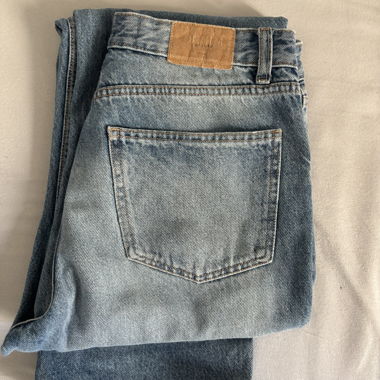 Jeans blu dritti Bershka