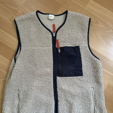 plüsch gilet
