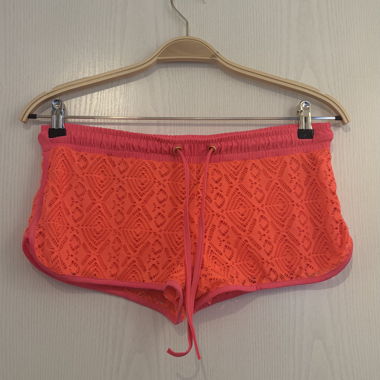 Bright Pink Swim Trunks