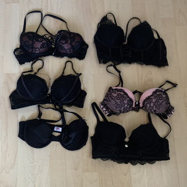 6 Lace Bra Set