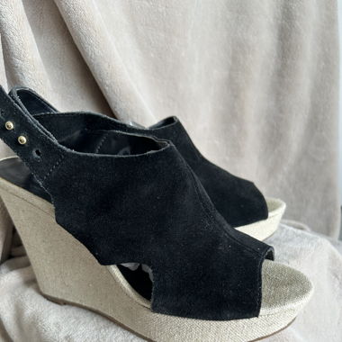 Schwarz Mango Sandalen 