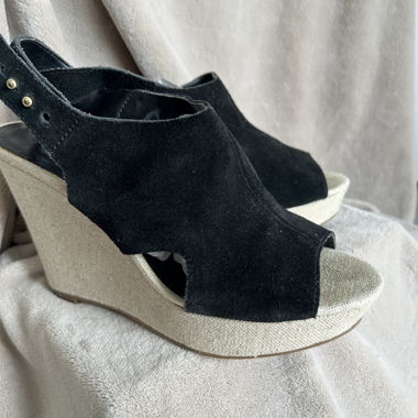 Schwarz Mango Sandalen 