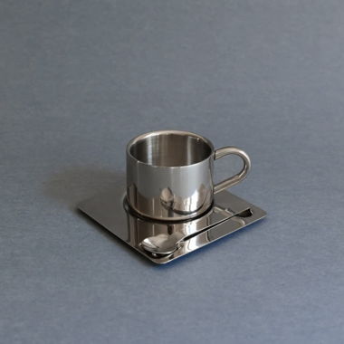 Set de tasses à café en acier inoxydable de Soos Atelier