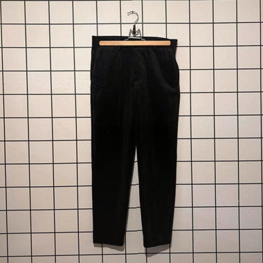 Topman Black Corduroy Pants