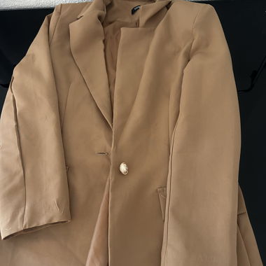 Beige Blazer by TODAY
