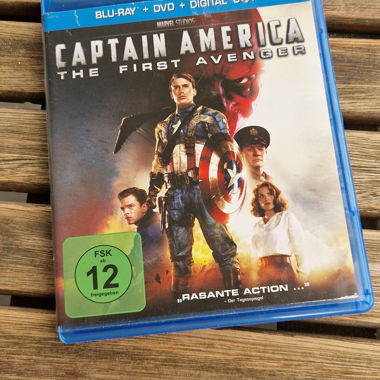 Blu-ray e DVD di Captain America