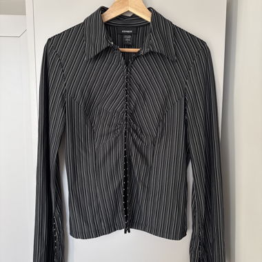 2000s Express Long Sleeve Button down Shirt
