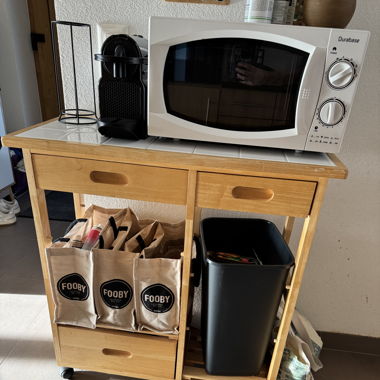 Déserte sur roulettes pour cuisine 