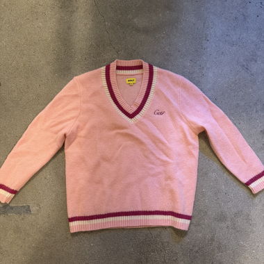 Pink Golf Sweater