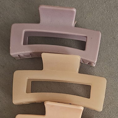 3 haarclips mittelgross