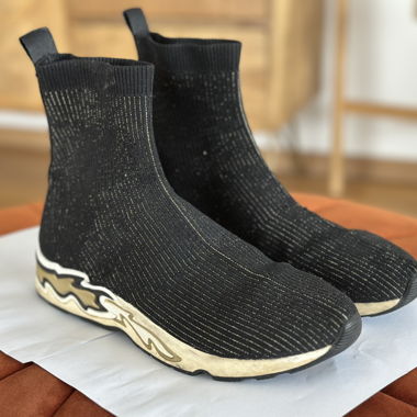 Baskets noires Sandro Flame - Style urbain affirmé