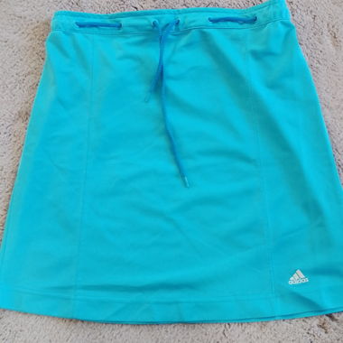 Gonna Adidas vintage blu