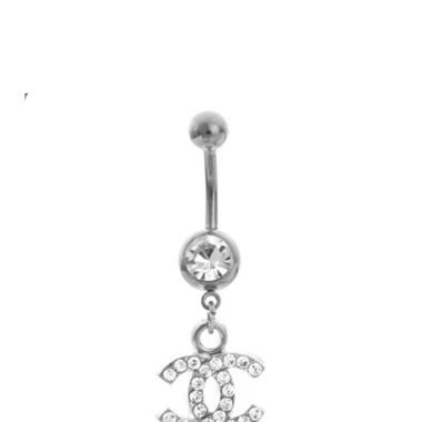 CC BELLY PIERCING - STEEL - 10MM