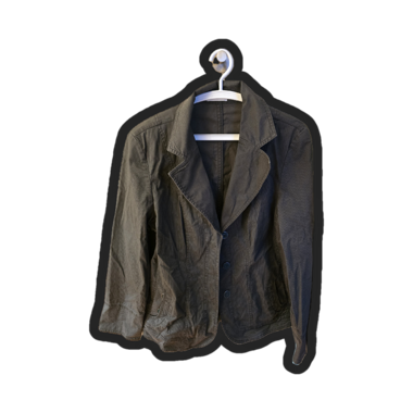 dunkelgrüner blazer/leichte jacke