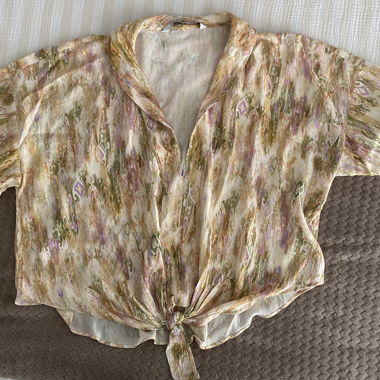 Chemisier Zara à motifs
