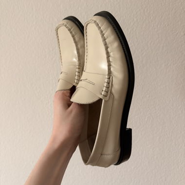 Mango Loafer Schuhe weiss