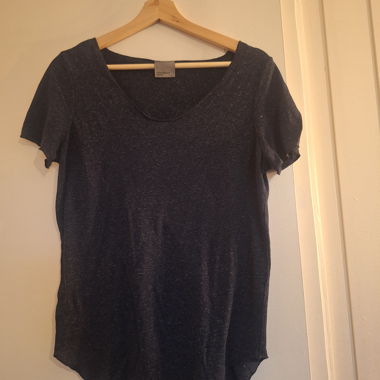 T-shirt bleu foncé chiné