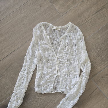 Pull&Bear Bluse aus Spitze